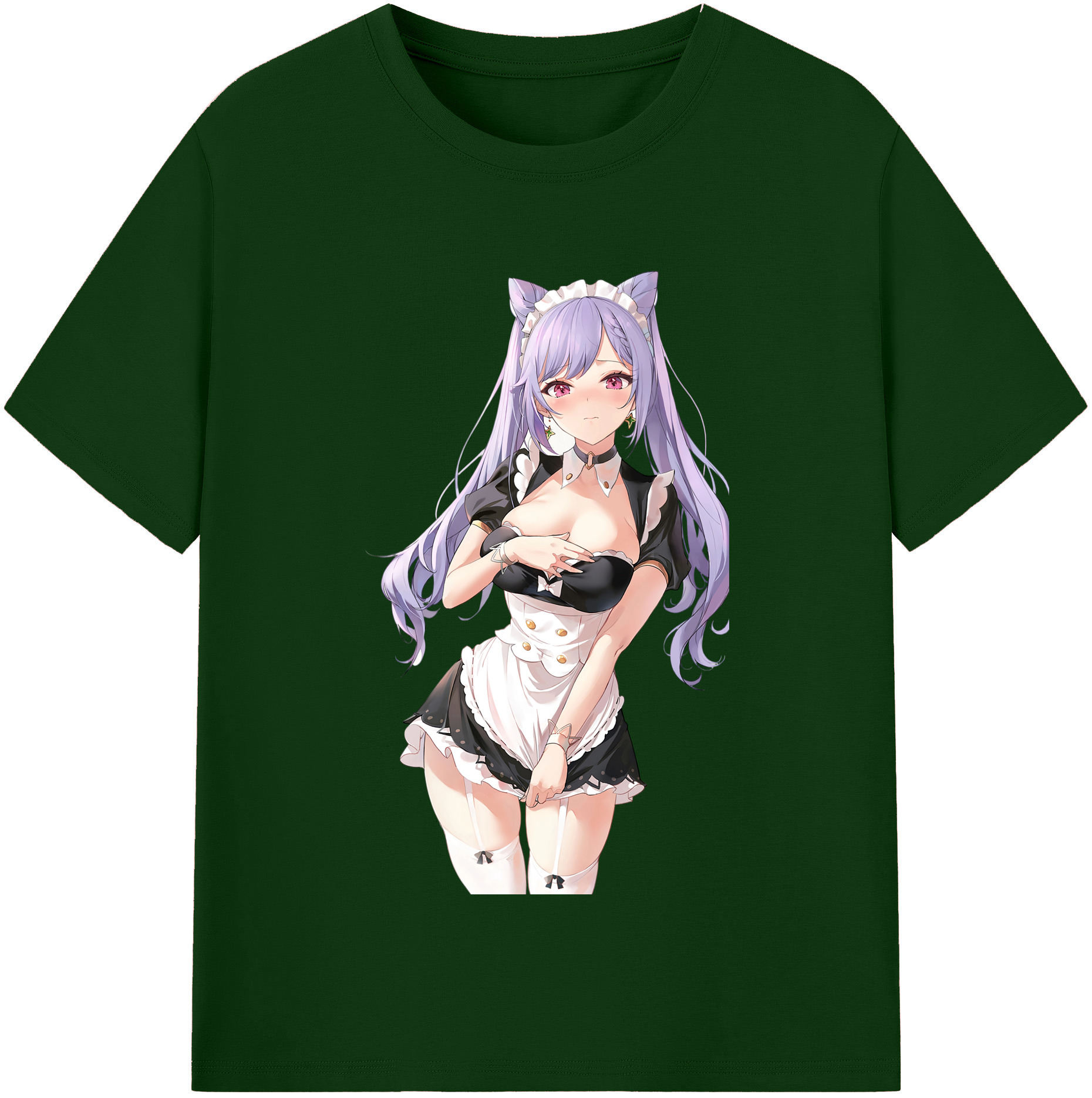 げんし神 刻晴 こくせい genshin Kokusei 綿100％半袖Tシャツ（フロントプリント）